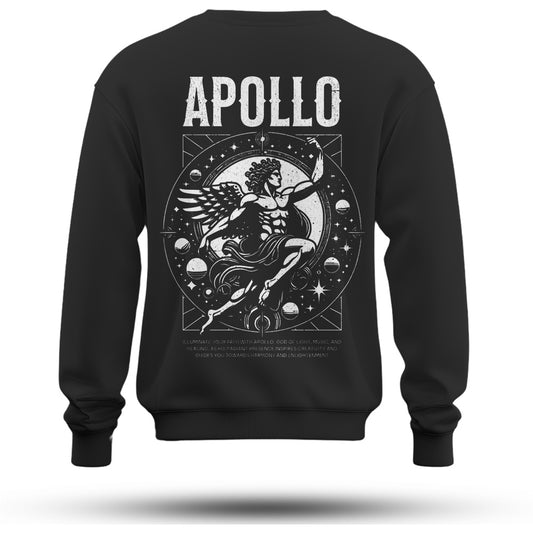 Apolo Baskılı Oversize Premium Sweatshirt