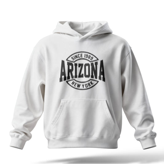 Arizona Baskılı Oversize Premium Hoodie