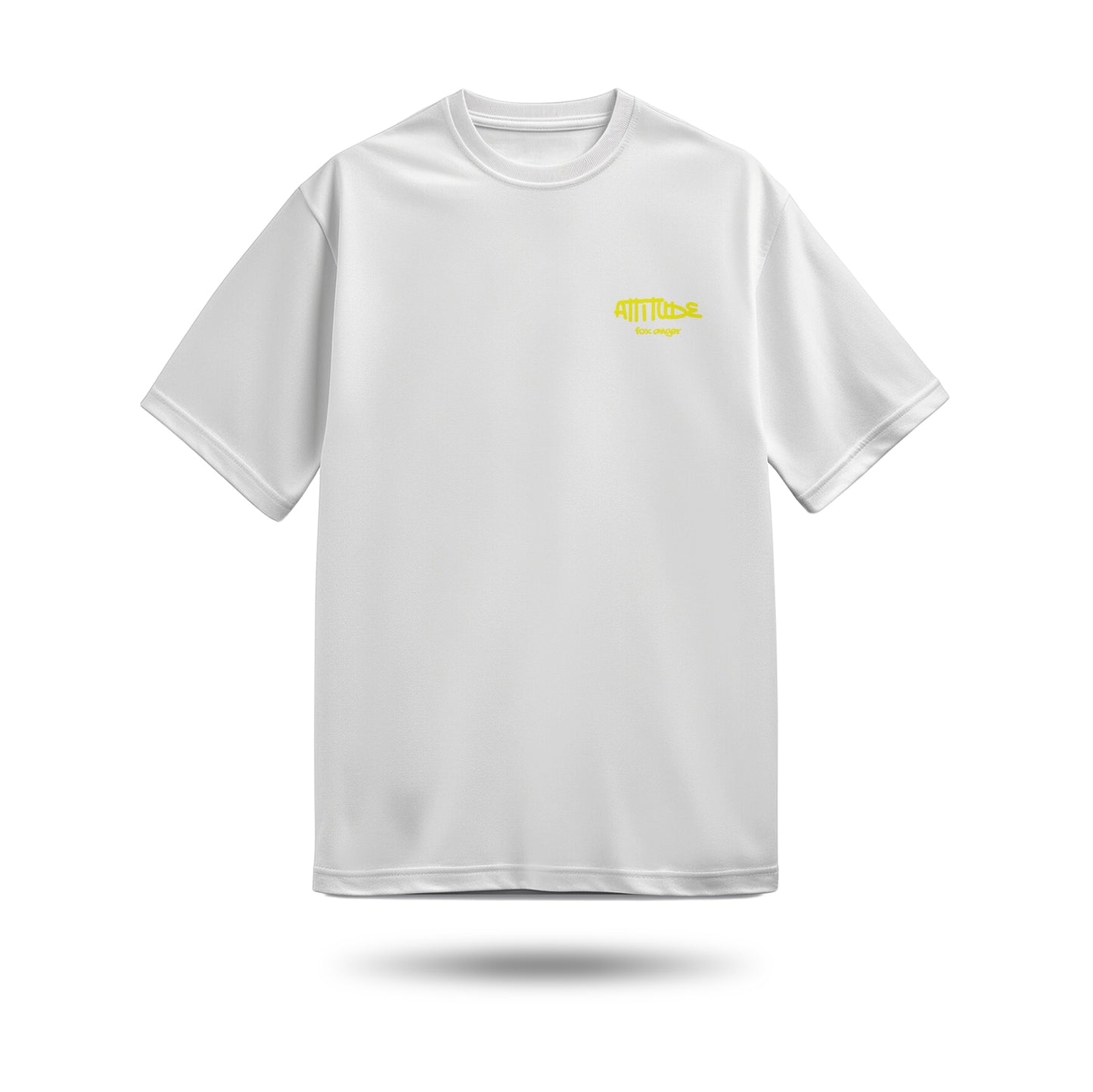 Attitude Baskılı Oversize Premium Tişört