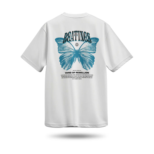 Beatings Baskılı Oversize Premium Tişört