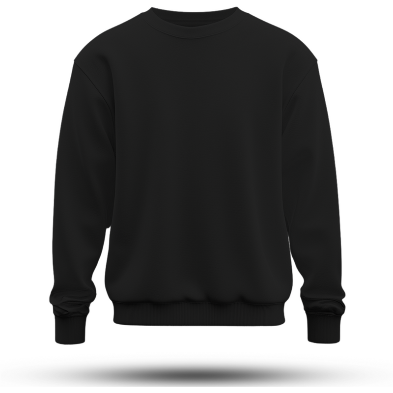 Baskısız Oversize Premium Sweatshirt