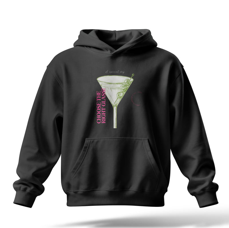 A Spacial Day Baskılı Oversize Premium Hoodie