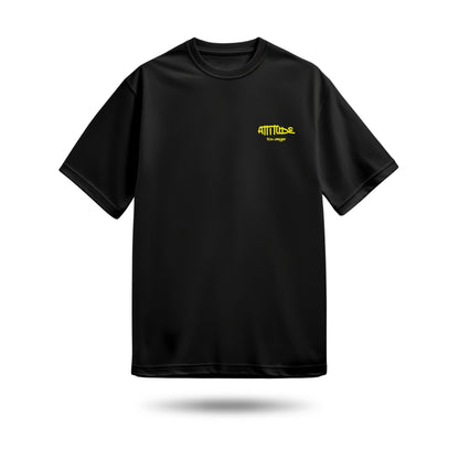 Attitude Baskılı Oversize Premium Tişört