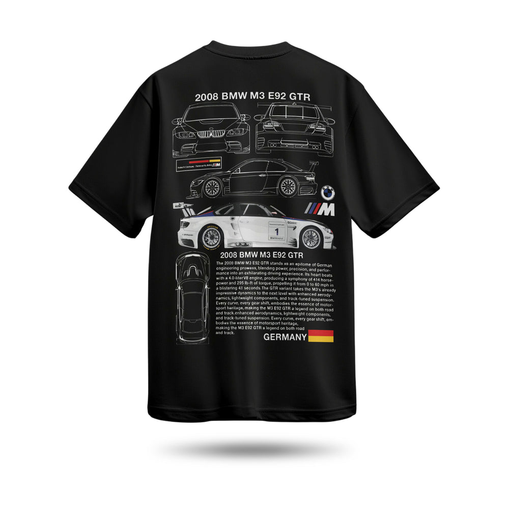 Bmw Baskılı Oversize Premium Tişört