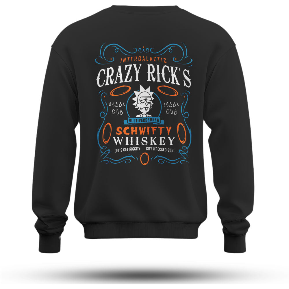 Crazy Ricks Baskılı Oversize Premium Sweatshirt