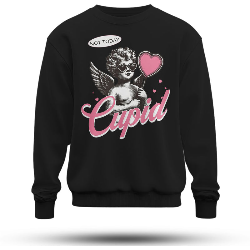Cupid Baskılı Oversize Premium Sweatshirt