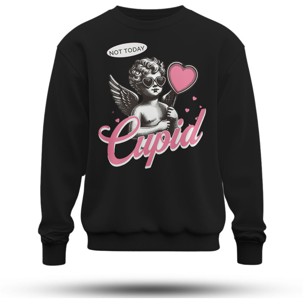 Cupid Baskılı Oversize Premium Sweatshirt
