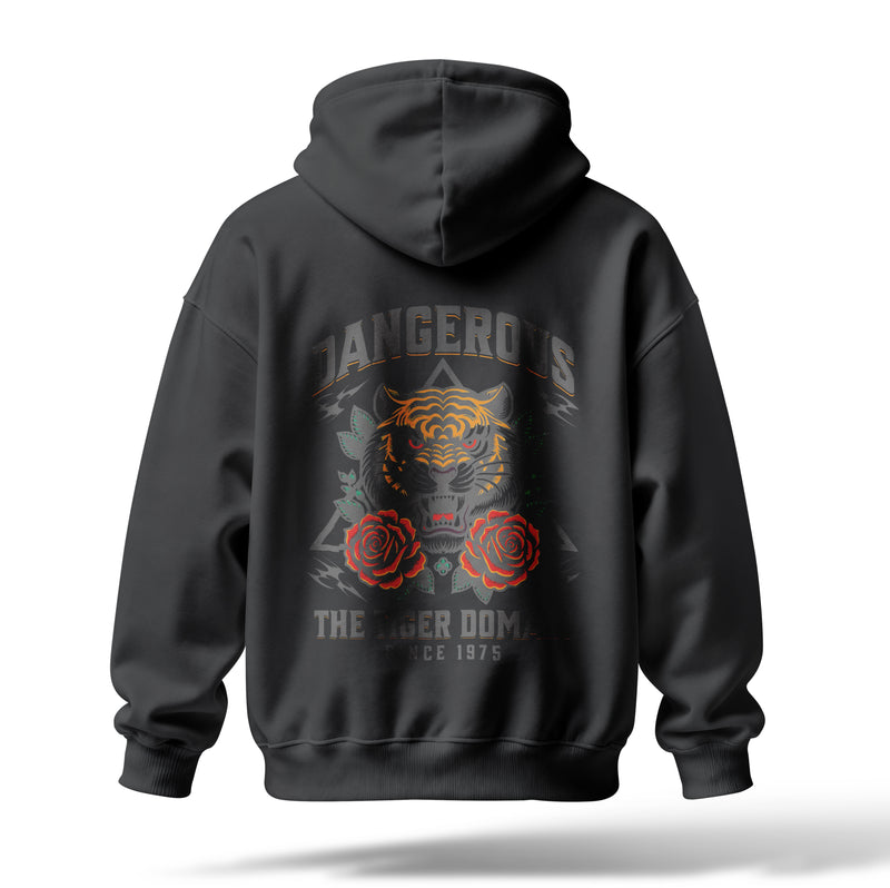 Dangerus Baskılı Oversize Premium Hoodie