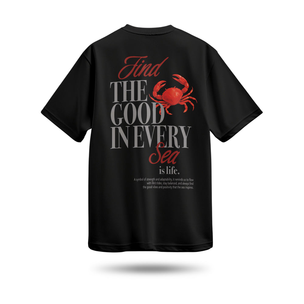 Find The Good Baskılı Oversize Premium Tişört