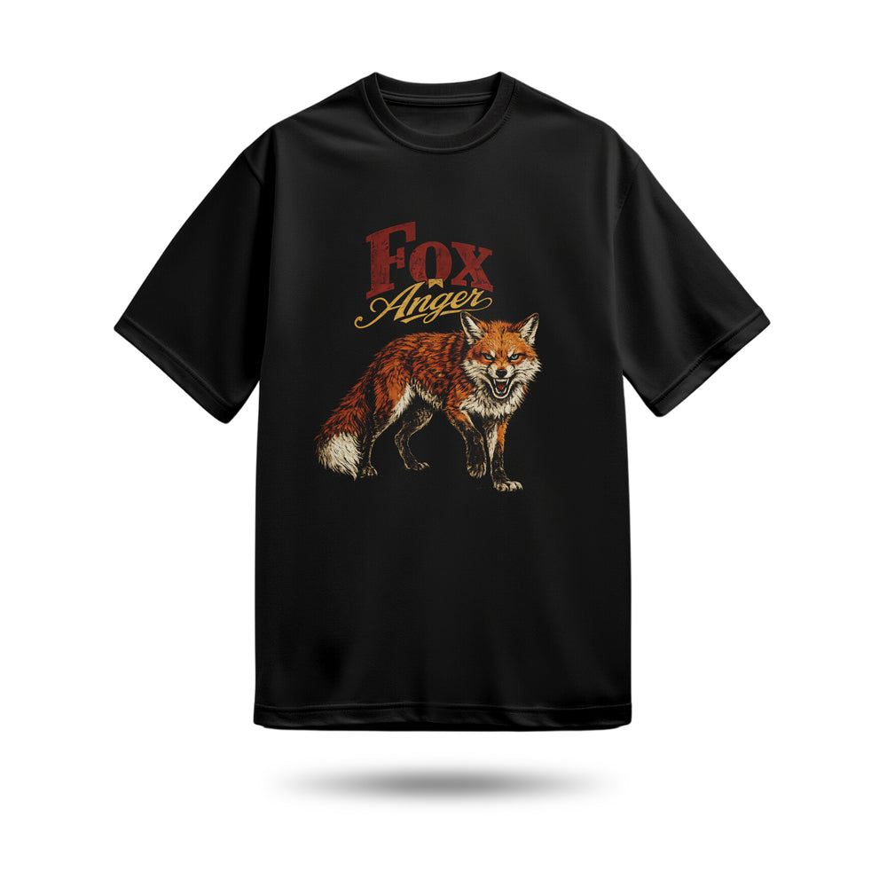 Fox Anger Malboro Baskılı Oversize Premium Tişört