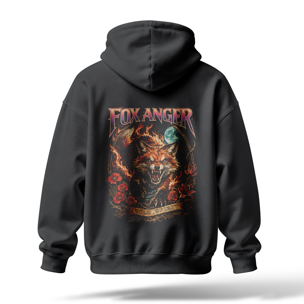 Wild Spirit Baskılı Oversize Premium Hoodie