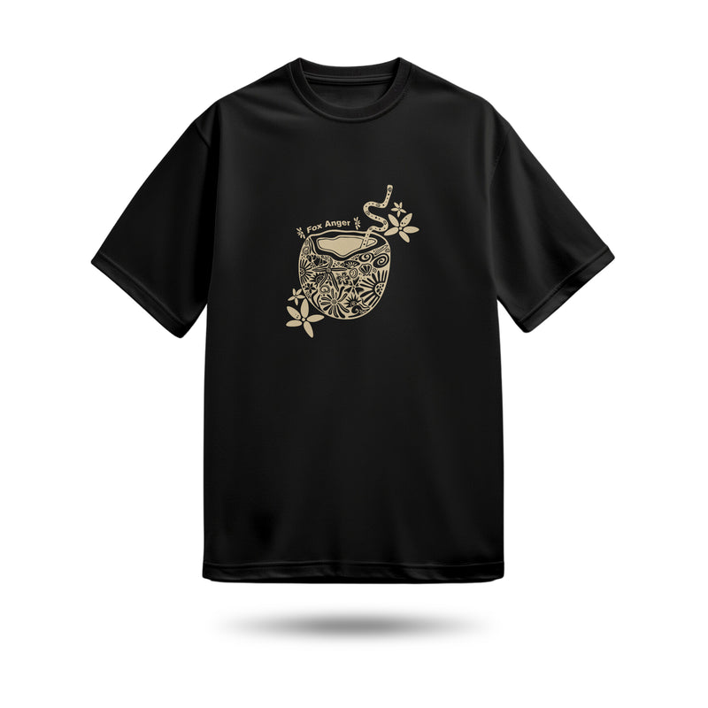 Fox Coco Baskılı Oversize Premium Tişört