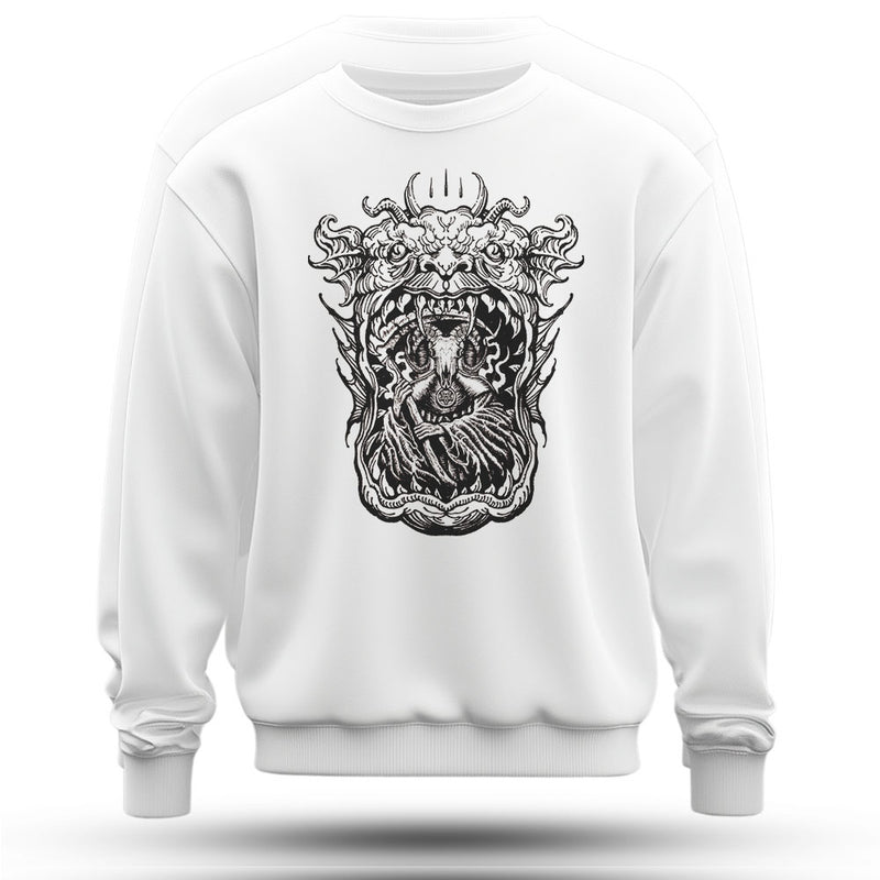 Garip Baskılı Oversize Premium Sweatshirt