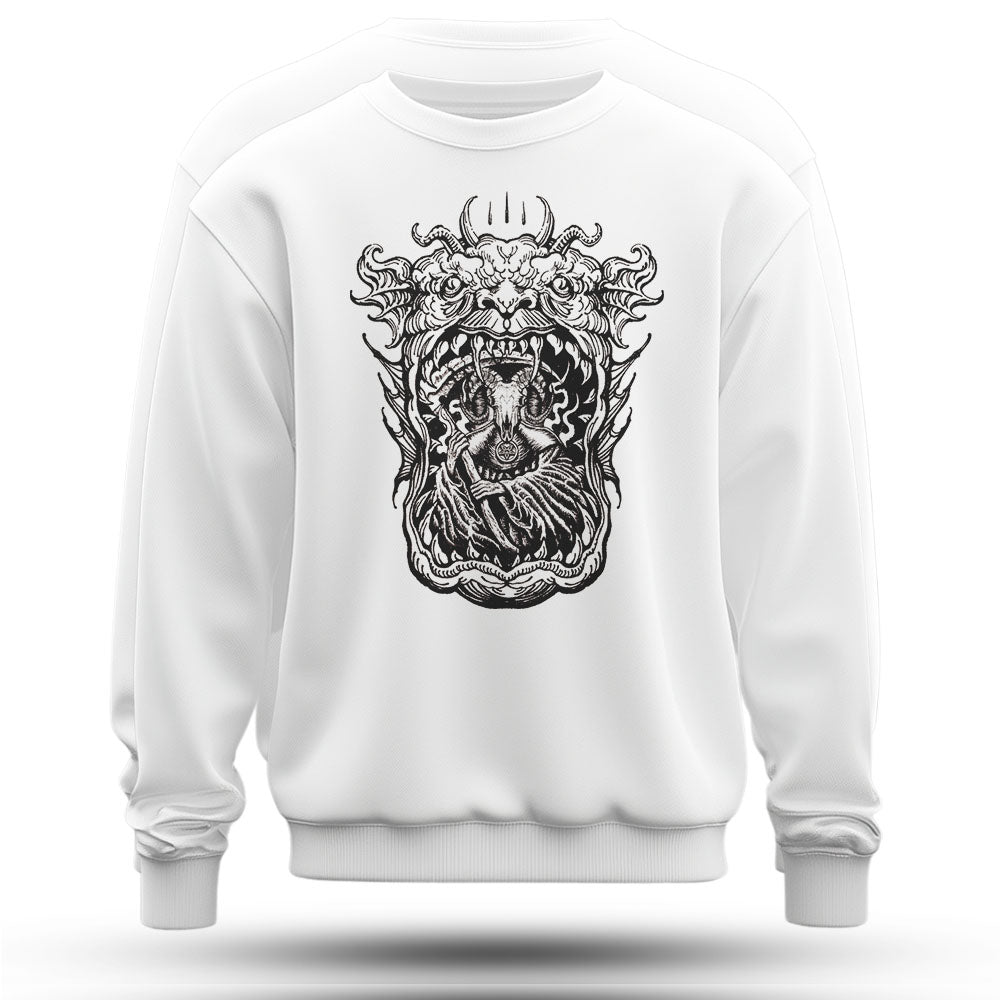 Garip Baskılı Oversize Premium Sweatshirt
