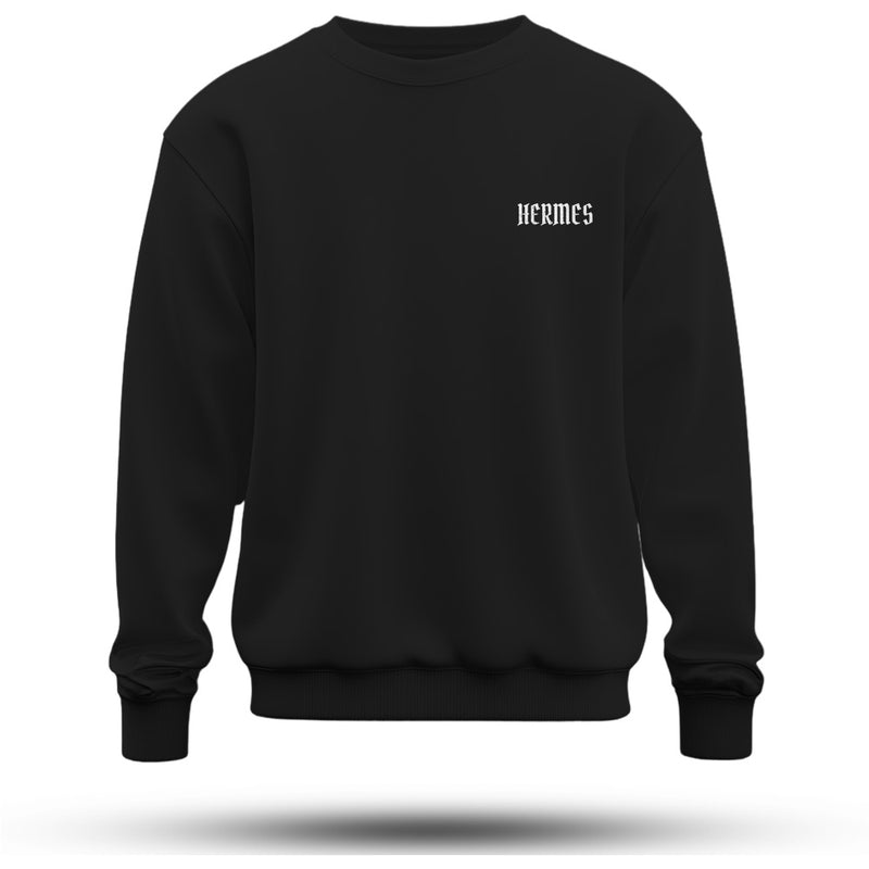 Hermes Baskılı Oversize Premium Sweatshirt