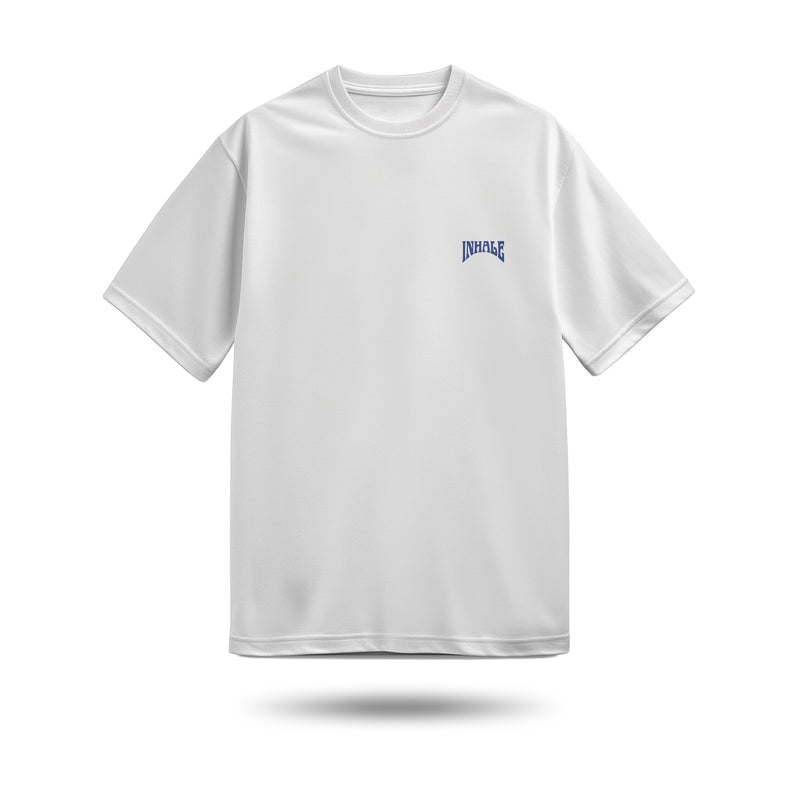 Inhale Baskılı Oversize Premium Tişört