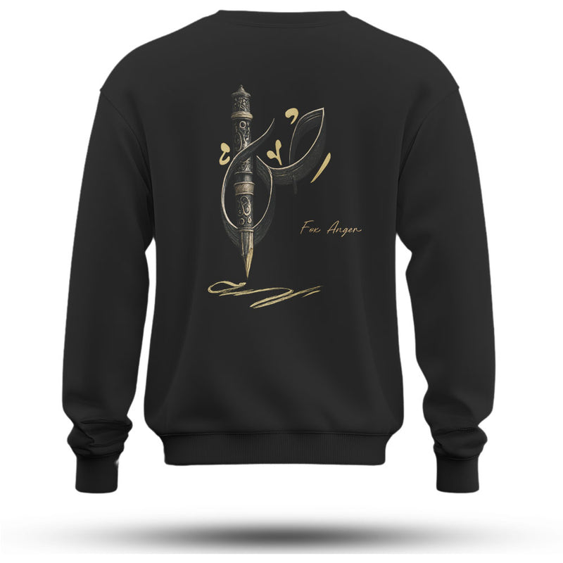 Kalem Fox Baskılı Oversize Premium Sweatshirt