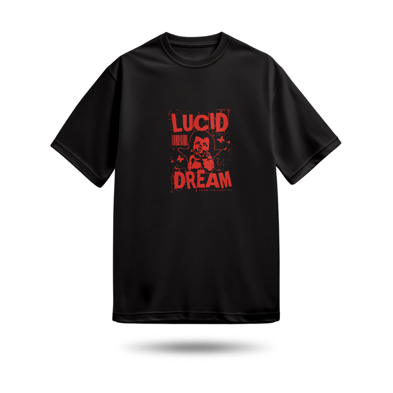 Lucid Dream Baskılı Oversize Premium Tişört