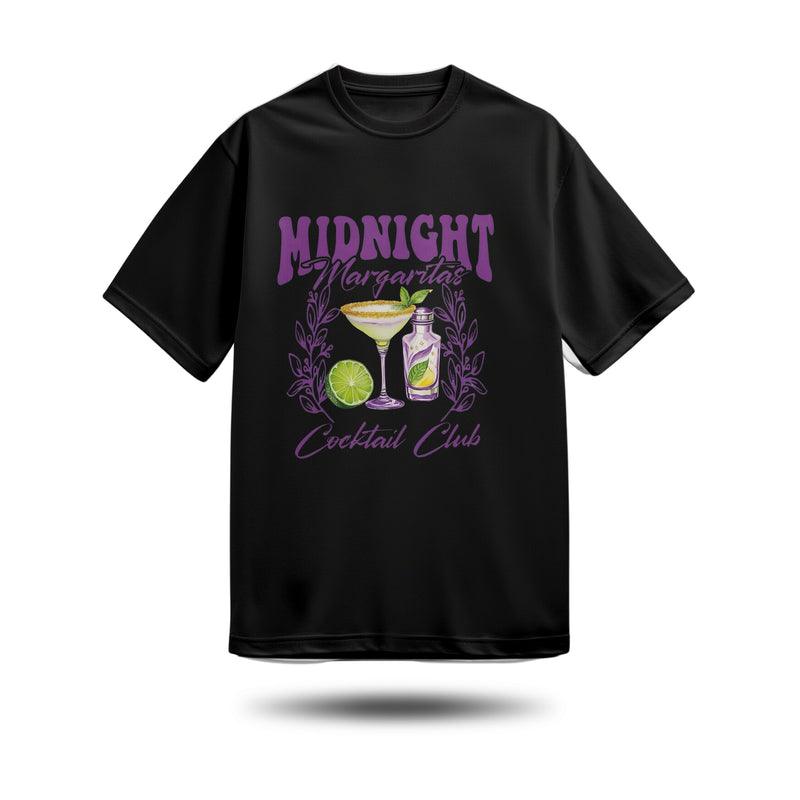 Mıdnight Baskılı Oversize Premium Tişört