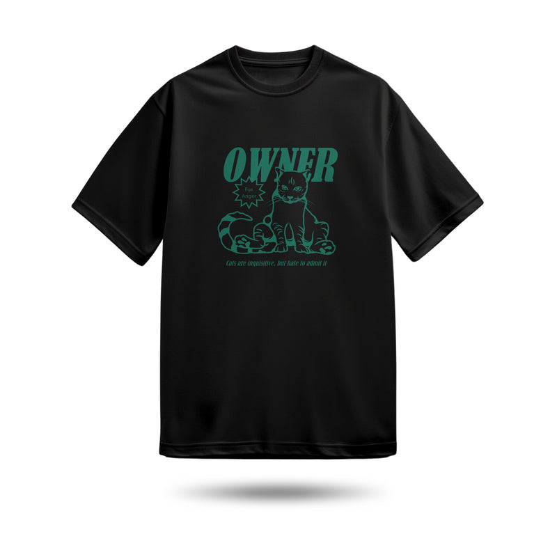Owner Baskılı Oversize Premium Tişört