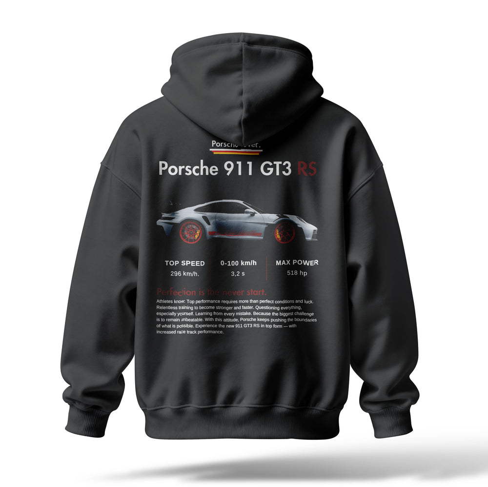 Porsche Lover Baskılı Oversize Premium Hoodie