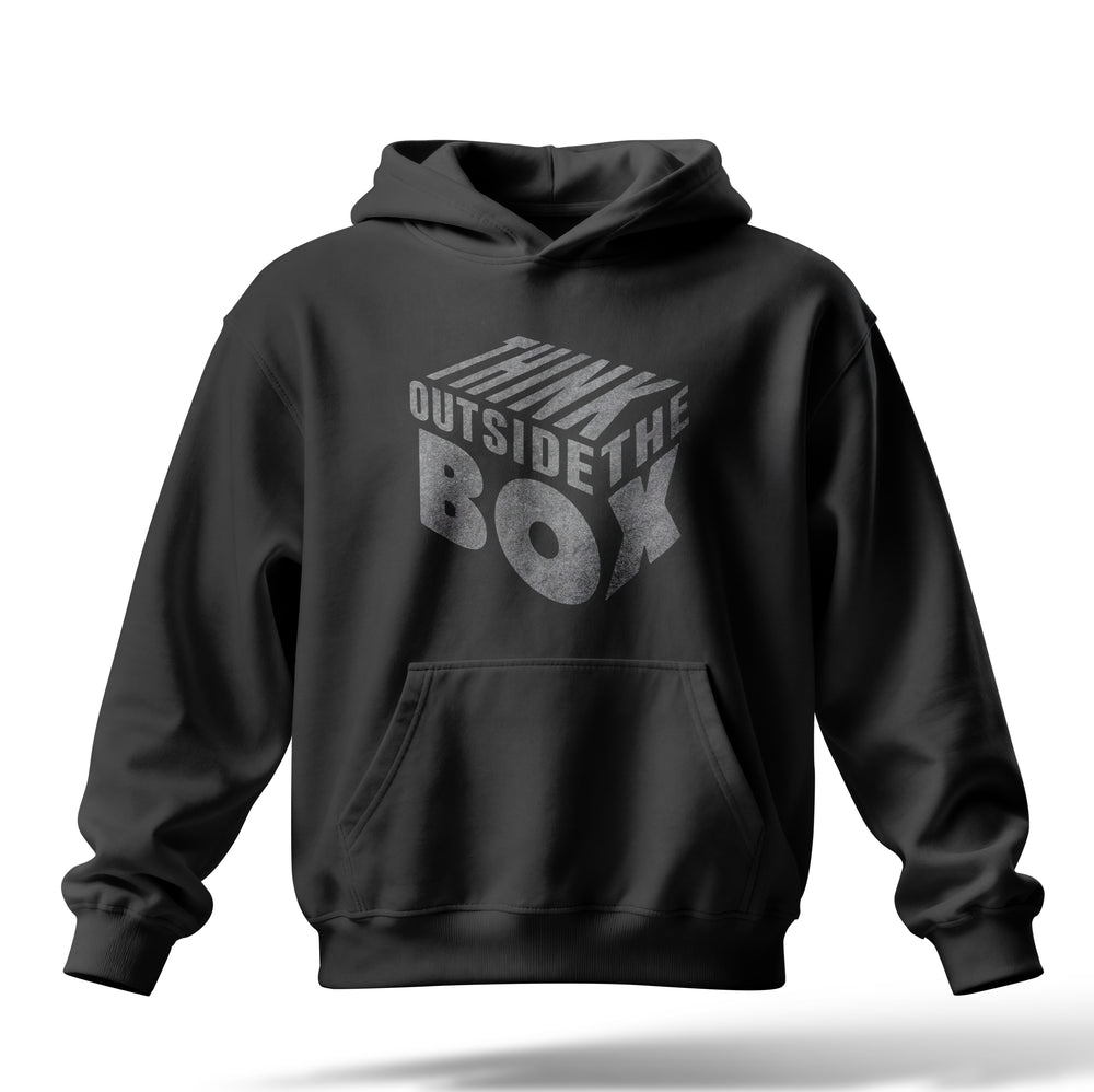Think Outsıde Baskılı Oversize Premium Hoodie
