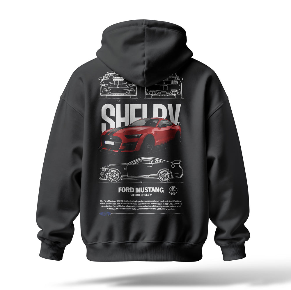 Sherly Baskılı Oversize Premium Hoodie