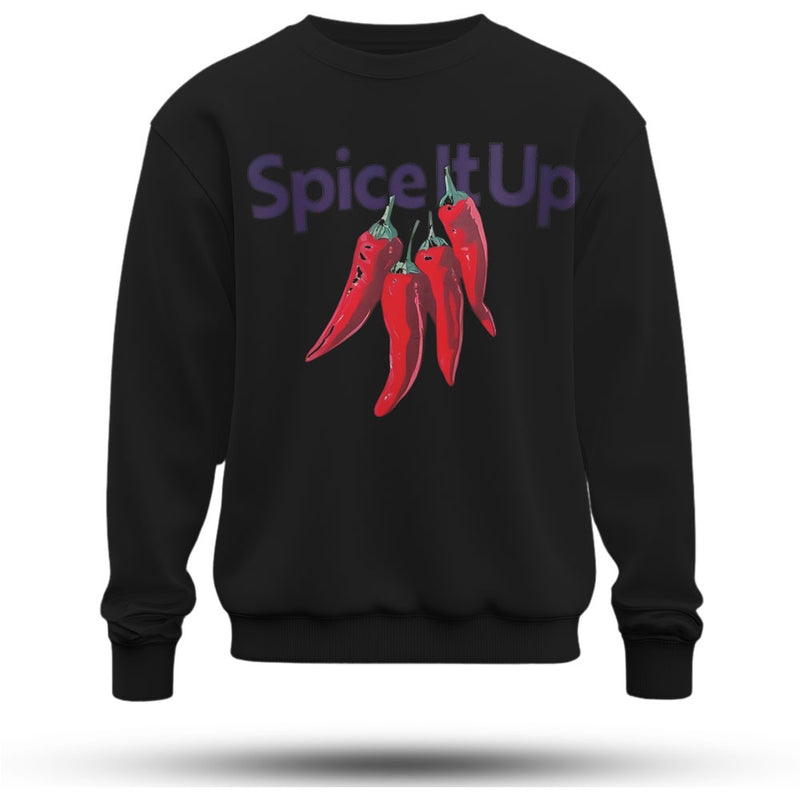 Spice İt Up Baskılı Oversize Premium Sweatshirt
