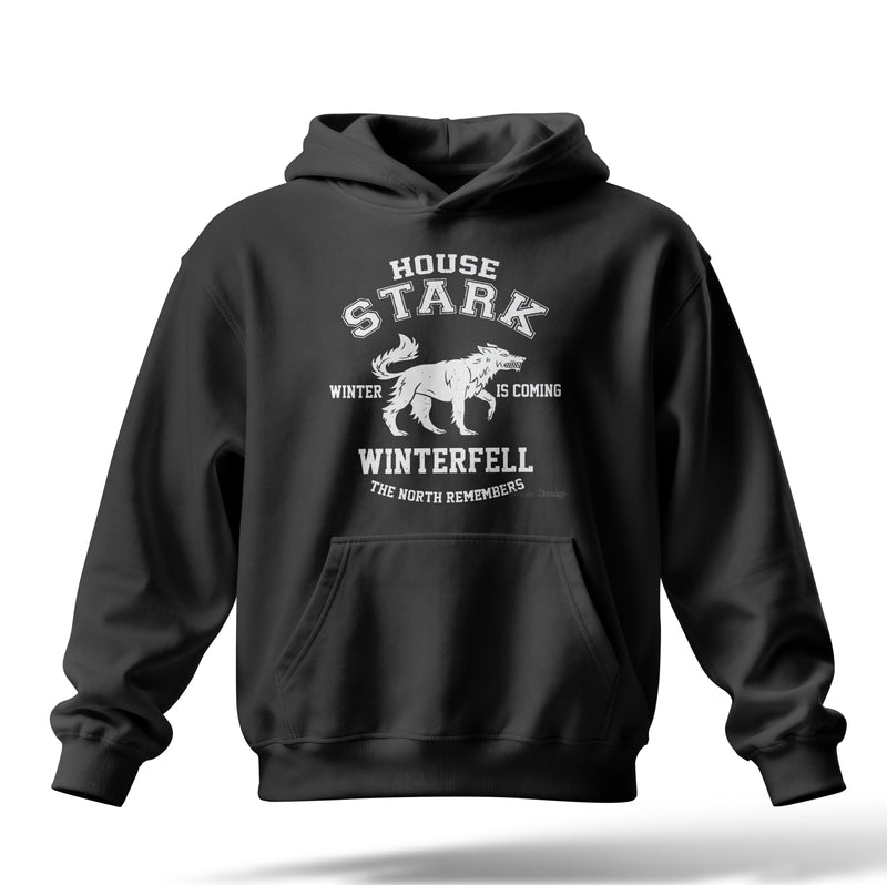 Stark Baskılı Oversize Premium Hoodie