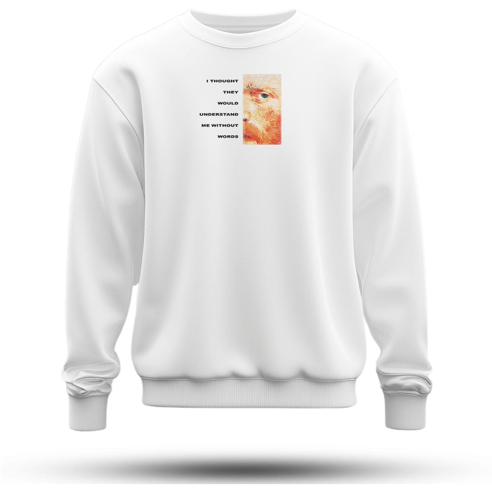 Van Gogh Baskılı Oversize Premium Sweatshirt