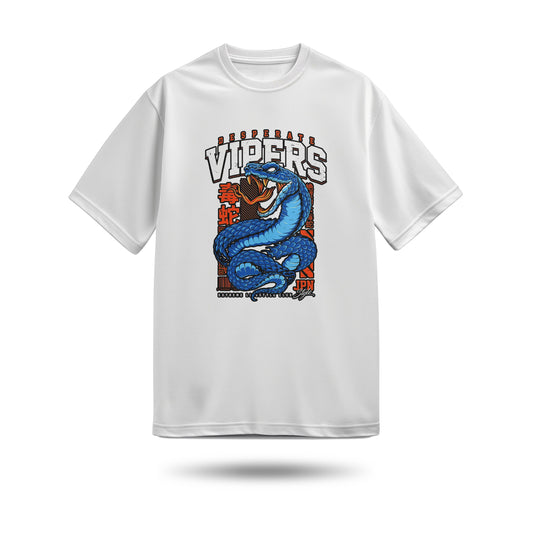 Vipers Baskılı Oversize Premium Tişört