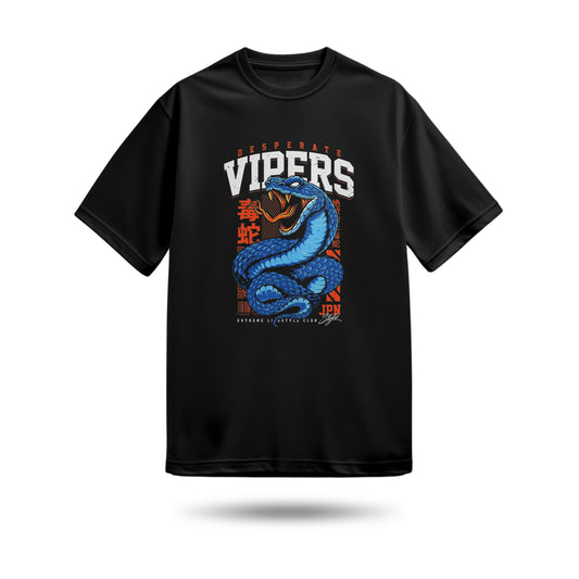 Vipers Baskılı Oversize Premium Tişört