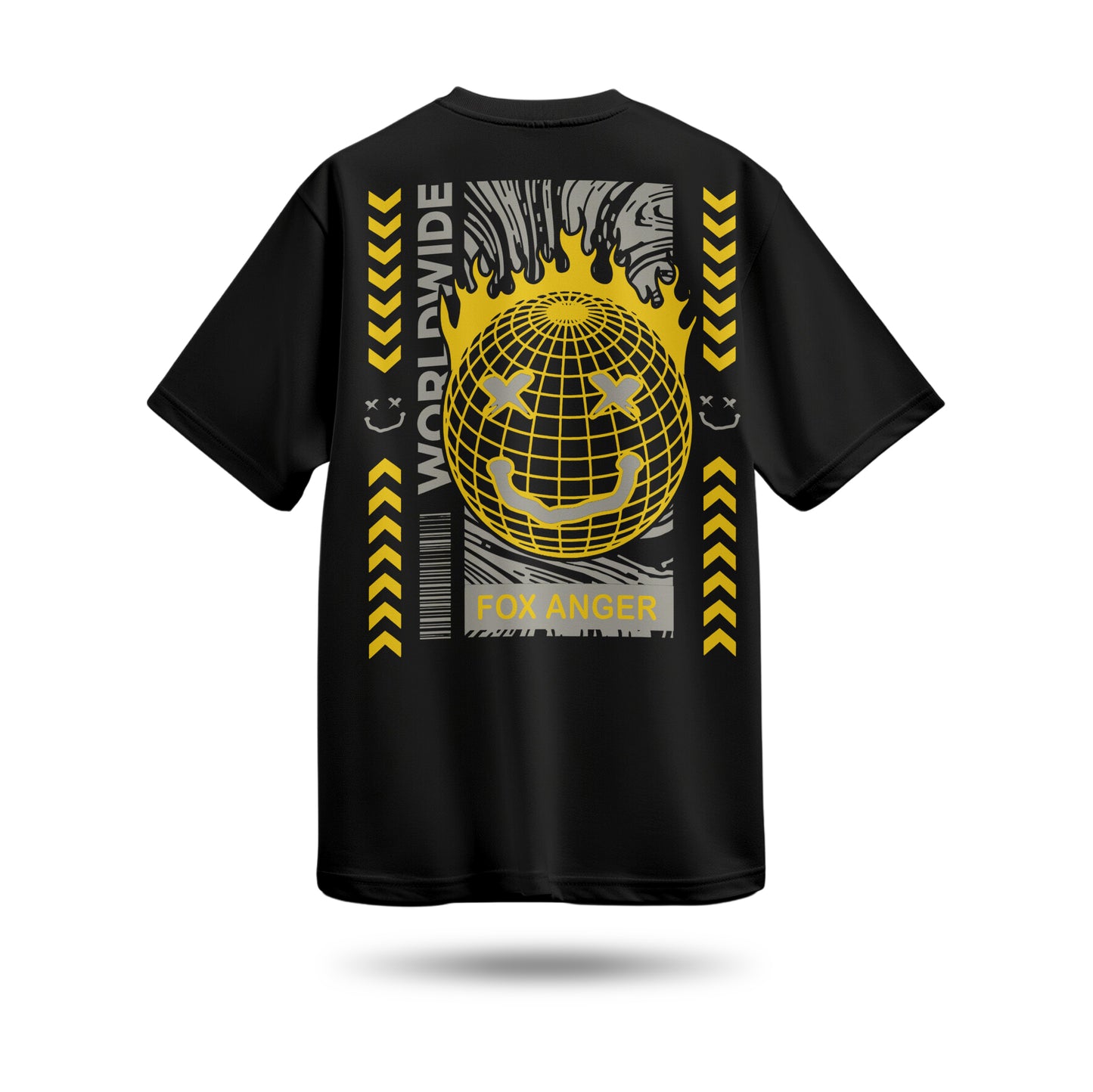 World Wild Baskılı Oversize Premium Tişört